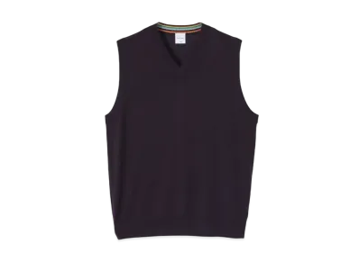 Paul Smith Fine Gauge Knit Vest "Burgandy"