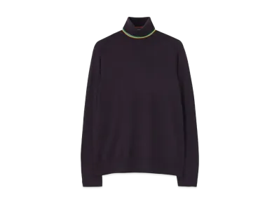 Paul Smith Fine Gauge Turtleneck Knit "Burgandy"