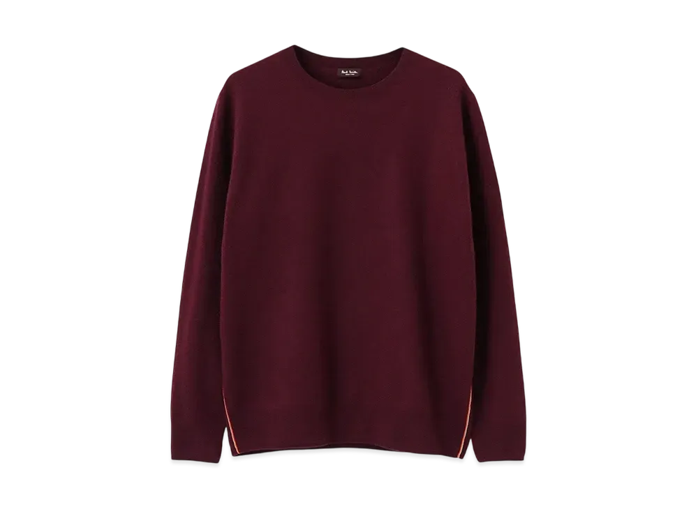 Paul Smith Color Line Crew Neck Knit "WineRed"