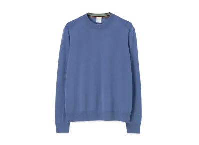 Paul Smith Fine Gauge Crew Neck Knit "Blue"