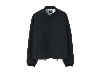Paul Smith RED EARJacquard Stand Collar Blouson "Navy"