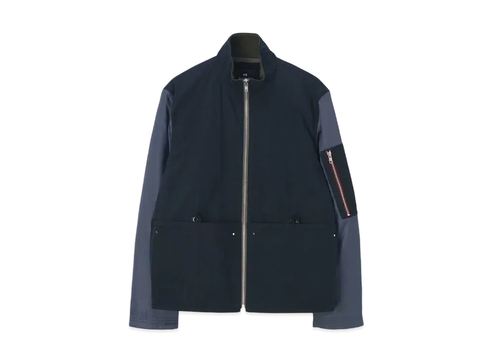 Paul Smith Mix-Up Stand Collar Blouson "Navy"