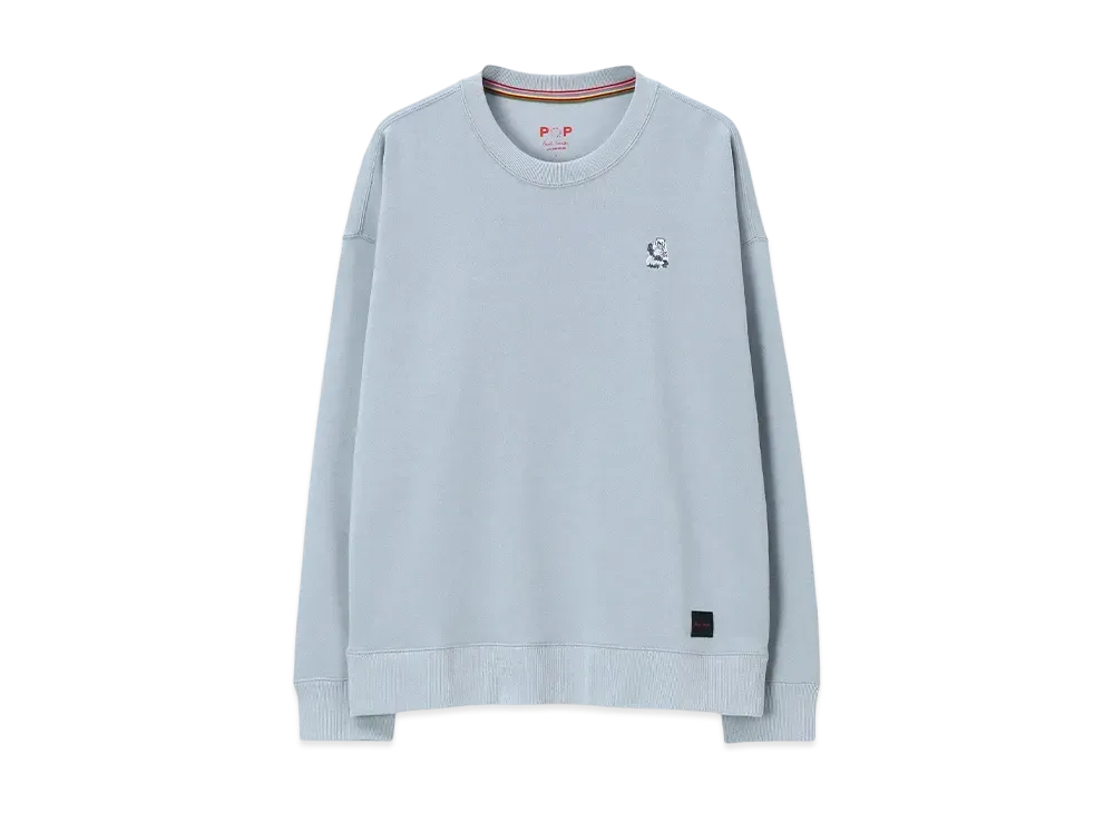 Paul Smith Mountain Bear Long Sleeve Tee "SaxBlue"