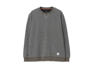 Paul Smith Herringbone-Jacquard Long-Sleeve Tee "Gray"