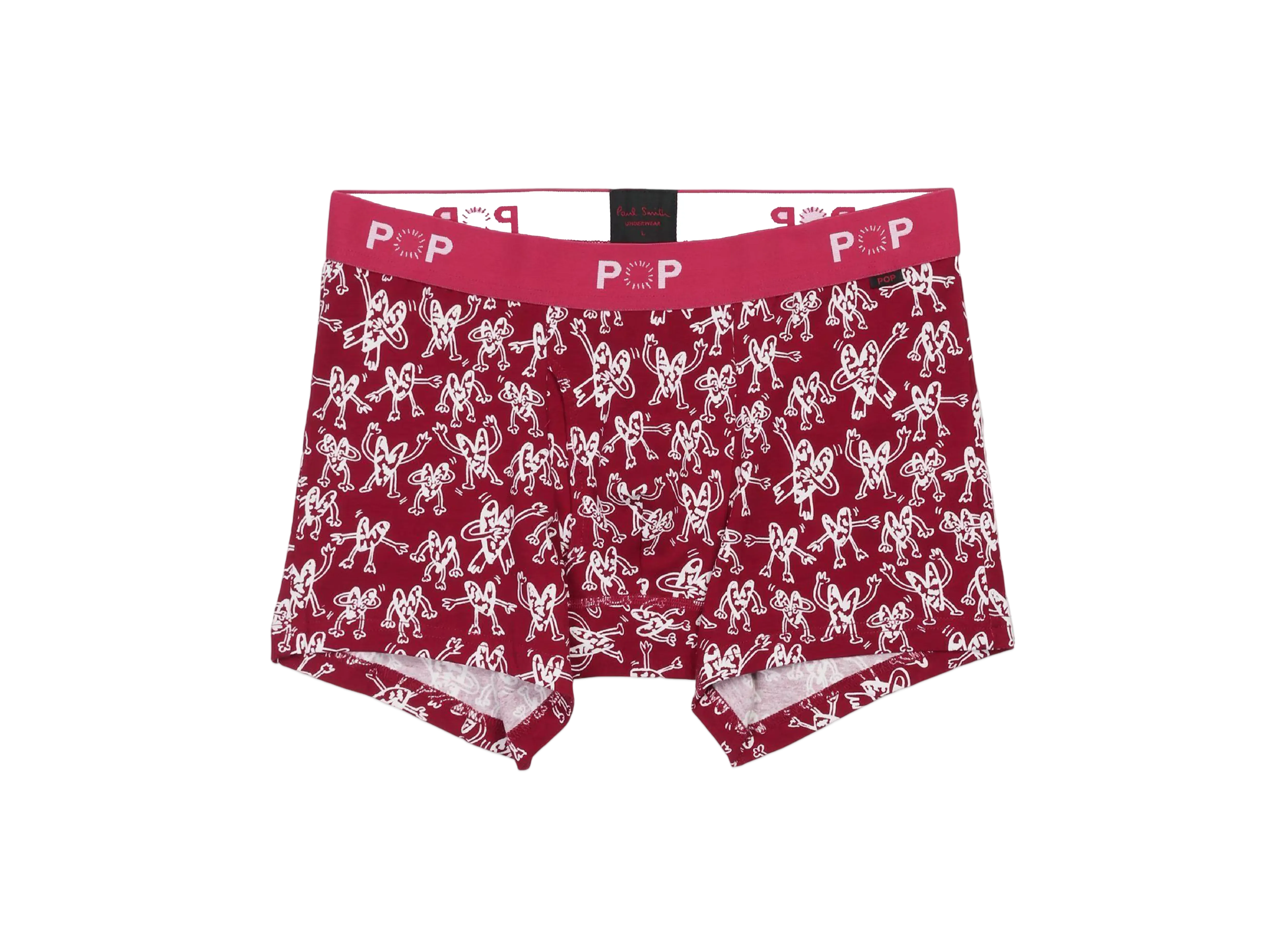 Paul Smith Dancing Heart Boxer Shorts "Red"
