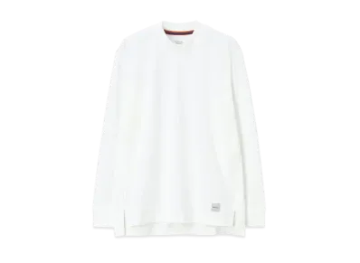 Paul Smith Solid Color Mock Neck Tee "White"