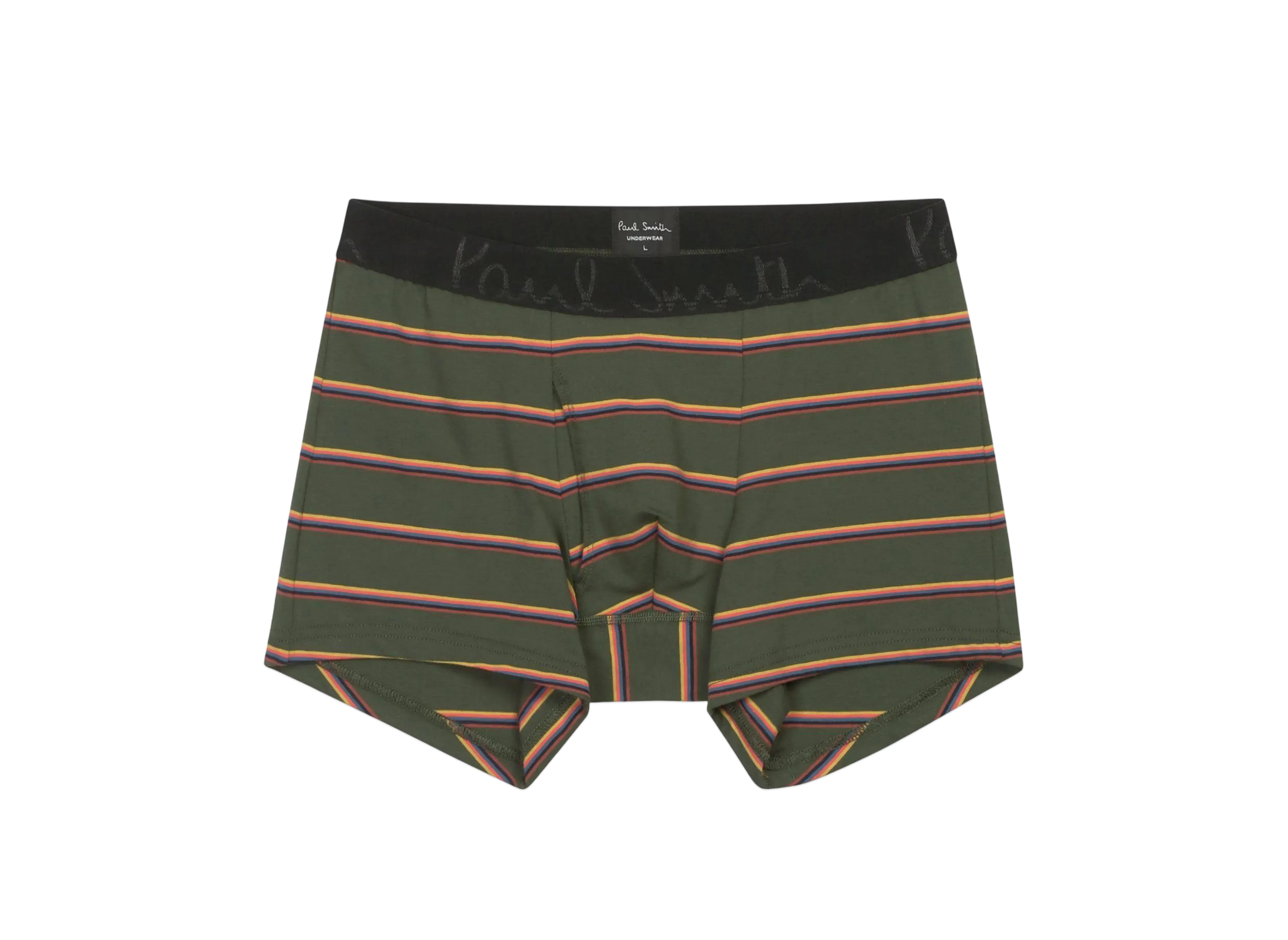Paul Smith Bright Stripe Boxer Shorts "Khaki"