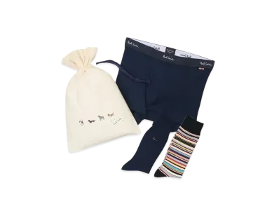 Paul Smith Underwear/Socks Gift Set "Navy"