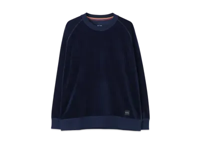 Paul Smith Velor Long-Sleeve Tee "Navy"