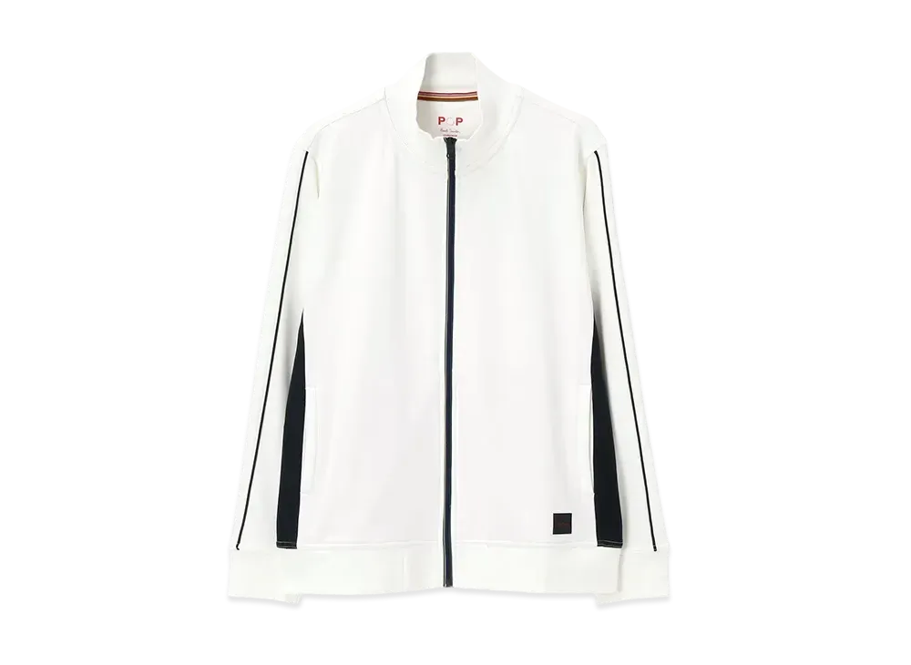 Paul Smith Contrast Bicolor Track Jacket "White"
