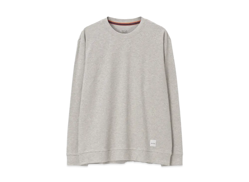 Paul Smith Stretch Smooth Long Sleeve Tee "Gray"