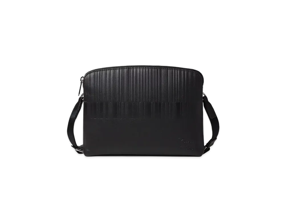 Paul Smith Signature Stripe Embossed Shoulder Bag "DarkBrown"