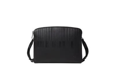 Paul Smith Signature Stripe Embossed Shoulder Bag "DarkBrown"