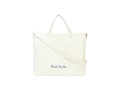 Paul Smith Logo Pop Color Tote Bag "Offwhite"