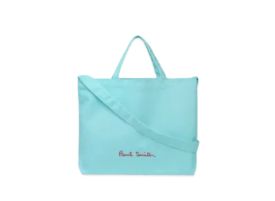 Paul Smith Logo Pop Color Tote Bag "MintGreen"