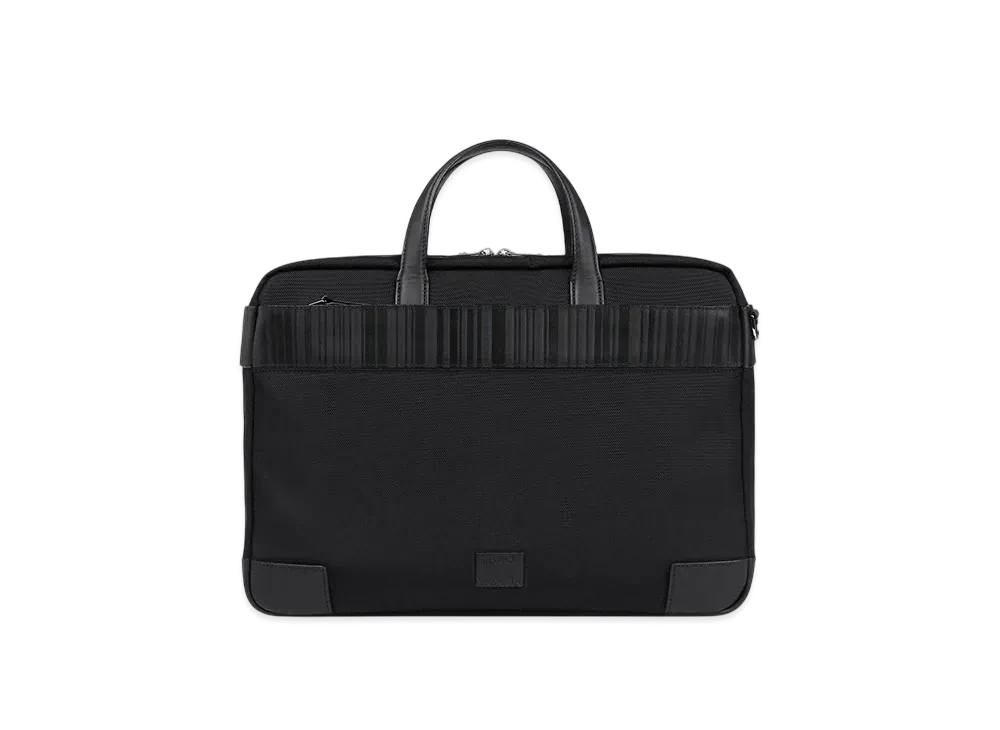 Paul Smith Shadow Stripe 2Way Briefcase "Black"