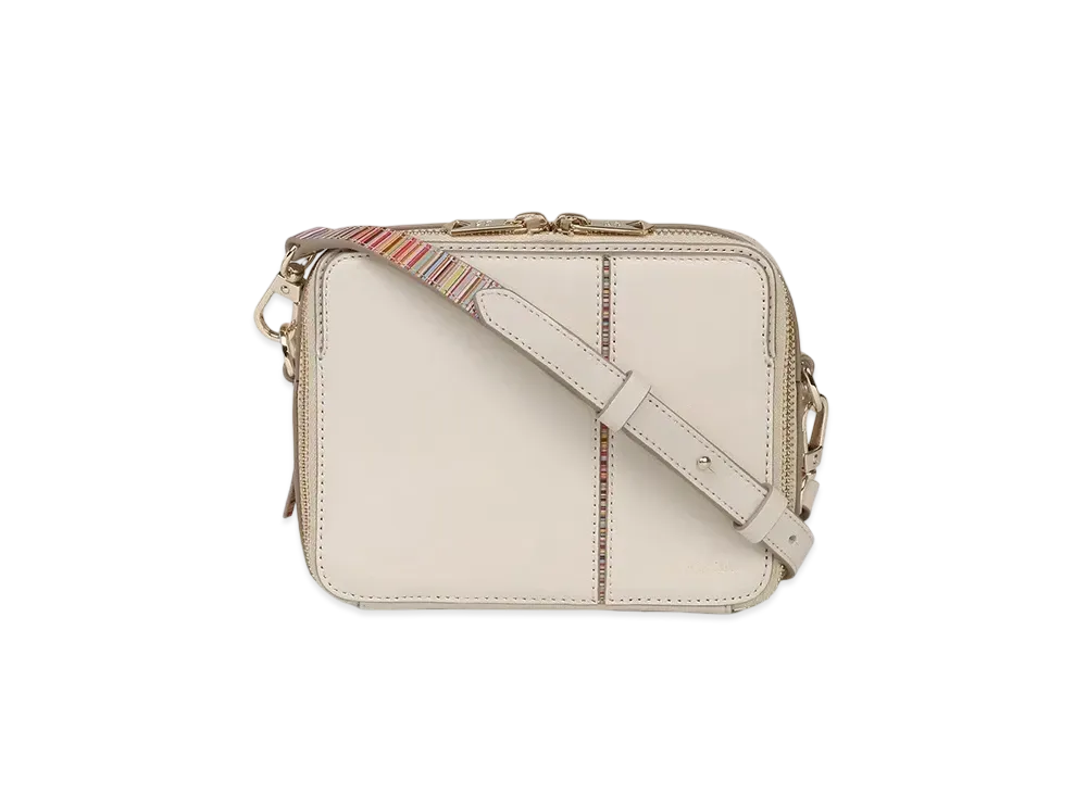 Paul Smith Signature Stripe Inverted Mini Shoulder Bag "Ivory"