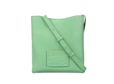 Paul Smith Branded Color Edge Shoulder Bag "LightGreen"