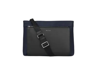 Paul Smith Nylon Bright Stripe Trim 2Way Shoulder Bag "Navy"