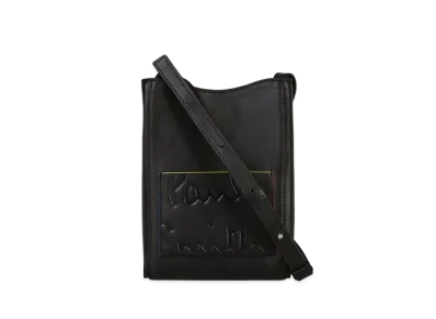 Paul Smith Branded Color Edge Crossbody Bag "Black"