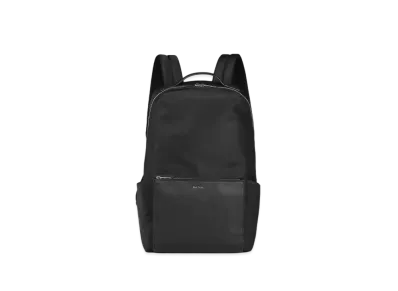 Paul Smith Nylon Bright Stripe Trim Backpack "Black"