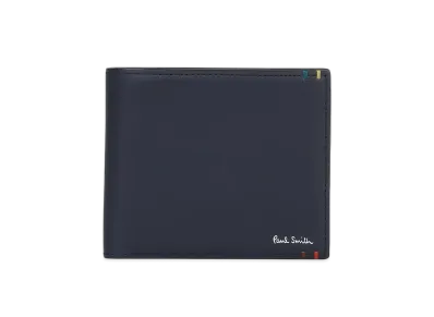 Paul Smith Highlight Stitch Bifold Wallet "Navy"