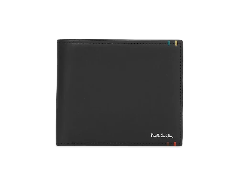 Paul Smith Highlight Stitch Bifold Wallet "Black"