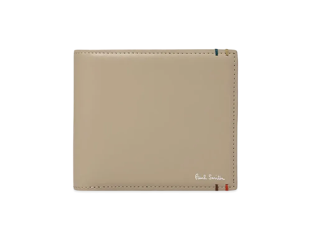 Paul Smith Highlight Stitch Bifold Wallet "Beige"