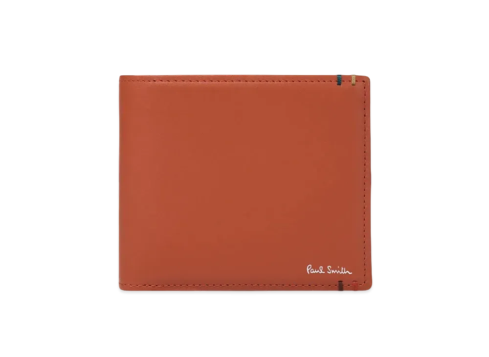 Paul Smith Highlight Stitch Bifold Wallet "Red"