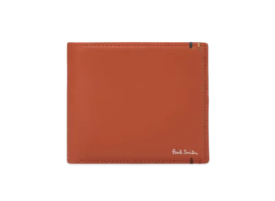 Paul Smith Highlight Stitch Bifold Wallet "Red"