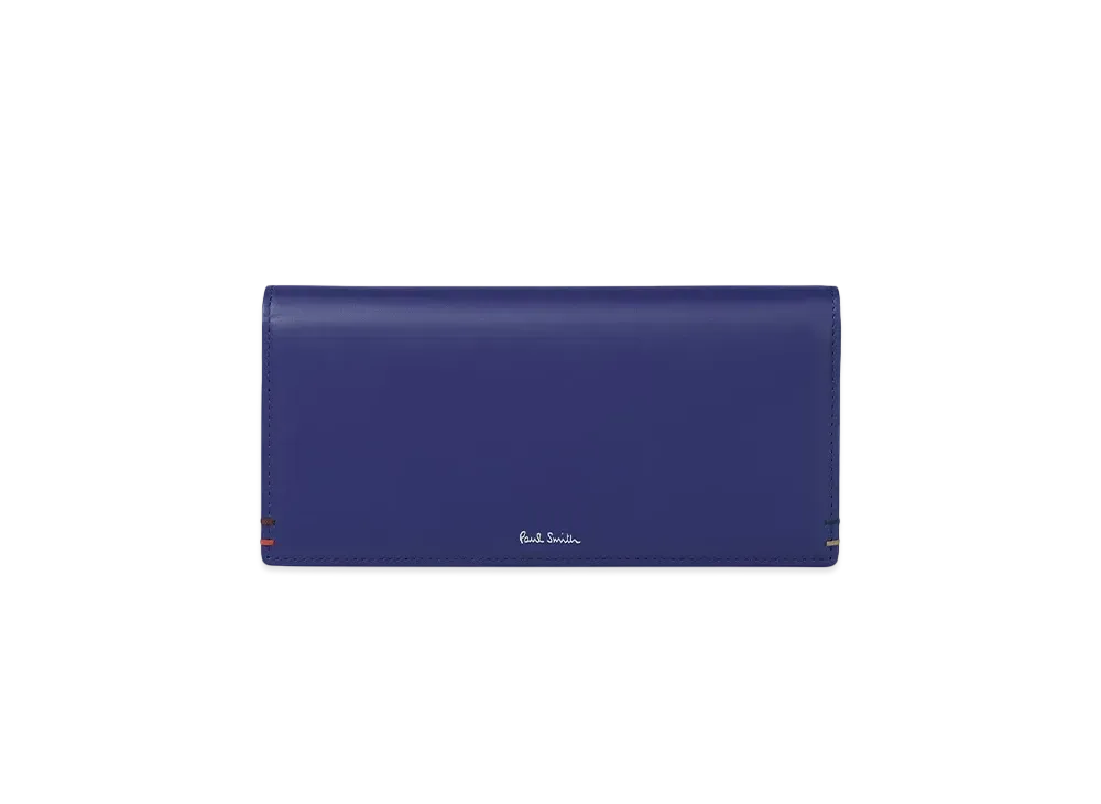 Paul Smith Highlight Stitch Long Wallet "Blue"