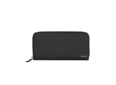 Paul Smith Bright Stripe Puller Long Wallet "Black"