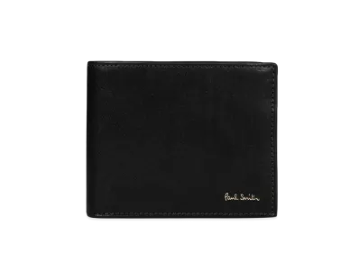 Paul Smith Vegetarian Bifold Wallet "Black"