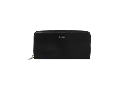 Paul Smith Vegetarian Round Zip Long Wallet "Black"