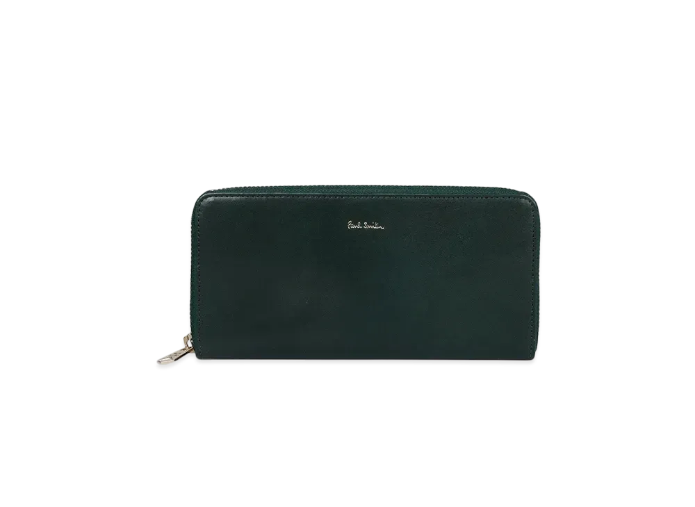Paul Smith Vegetarian Round Zip Long Wallet "Green"