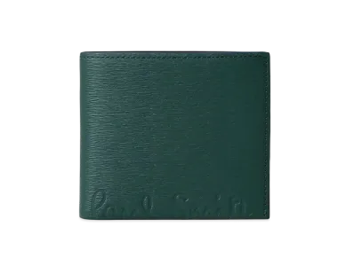 Paul Smith Cropped Logo Bifold Wallet "DarkGreen"