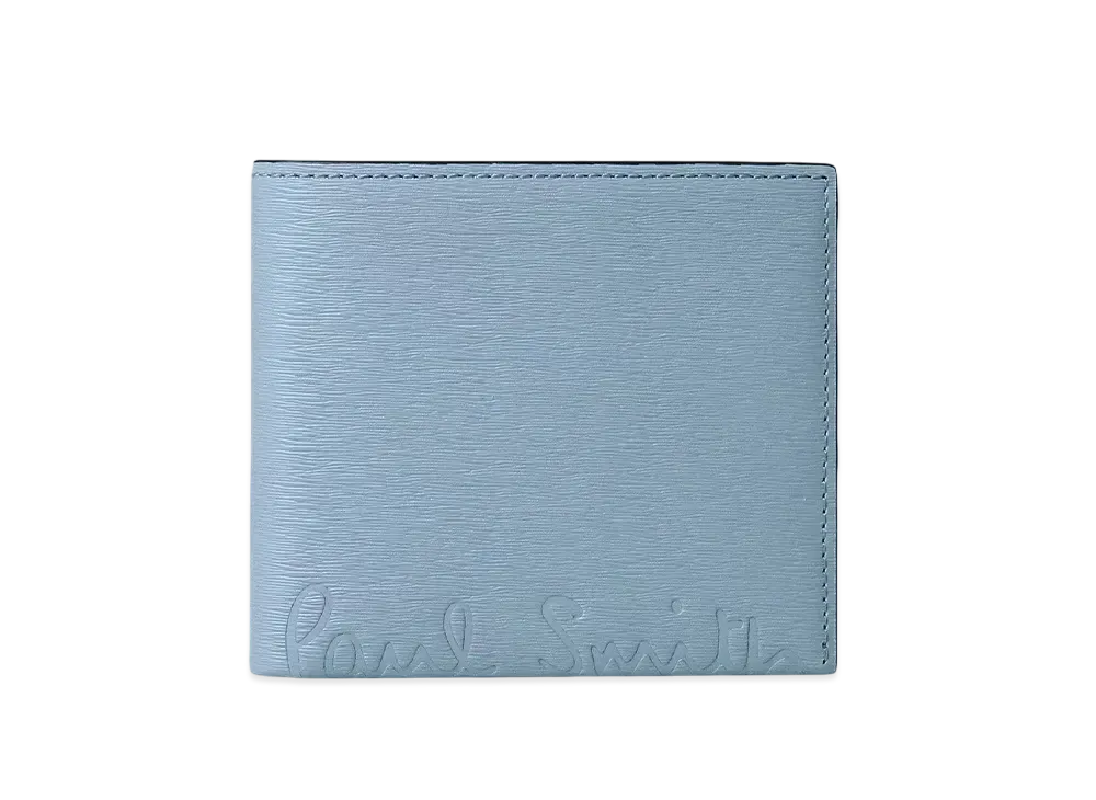 Paul Smith Cropped Logo Bifold Wallet "SaxBlue"