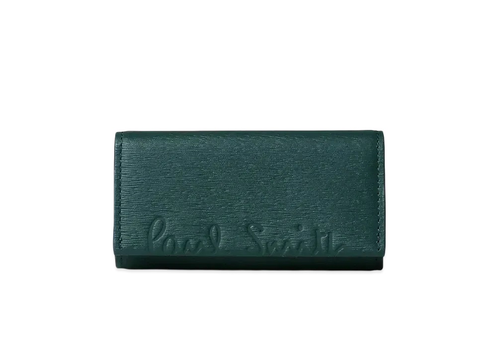 Paul Smith Cropped Logo Key Case "DarkGreen"