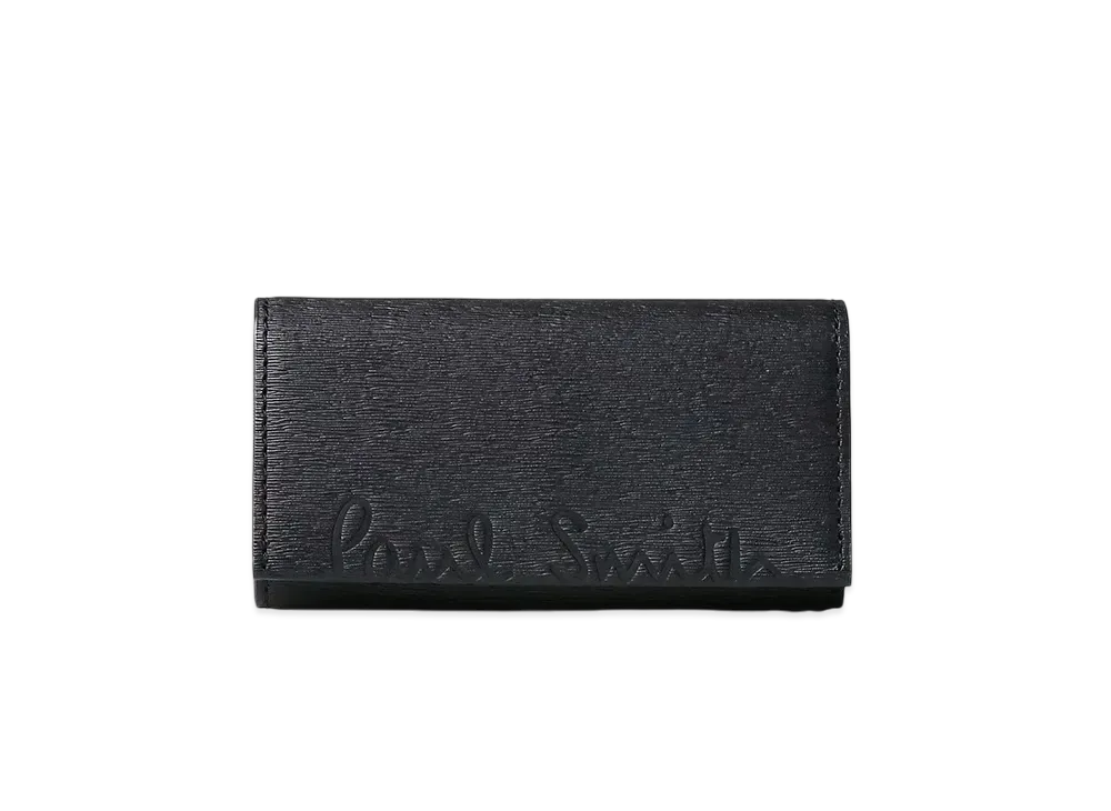 Paul Smith Cropped Logo Key Case "Black"