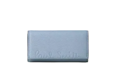 Paul Smith Cropped Logo Key Case "SaxBlue"