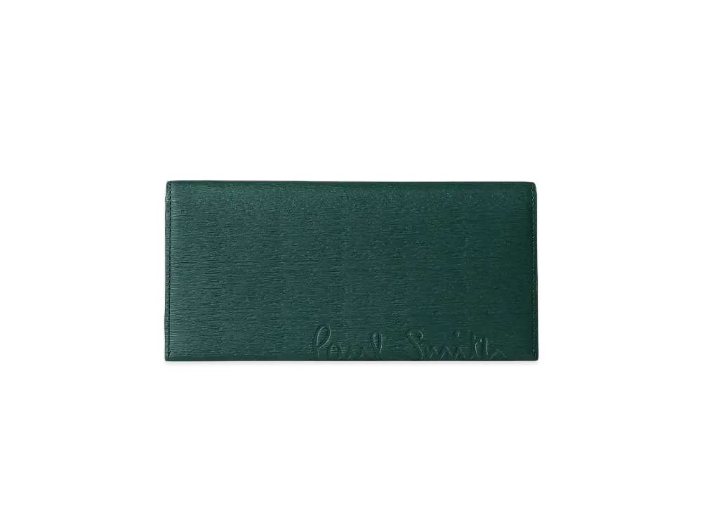 Paul Smith Cropped Logo Long Wallet "DarkGreen"