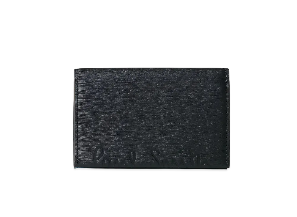 Paul Smith Cropped Logo Business Card Holder "Black"