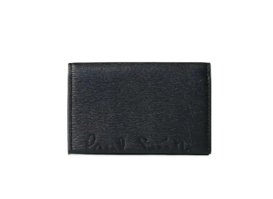 Paul Smith Cropped Logo Business Card Holder "Black"