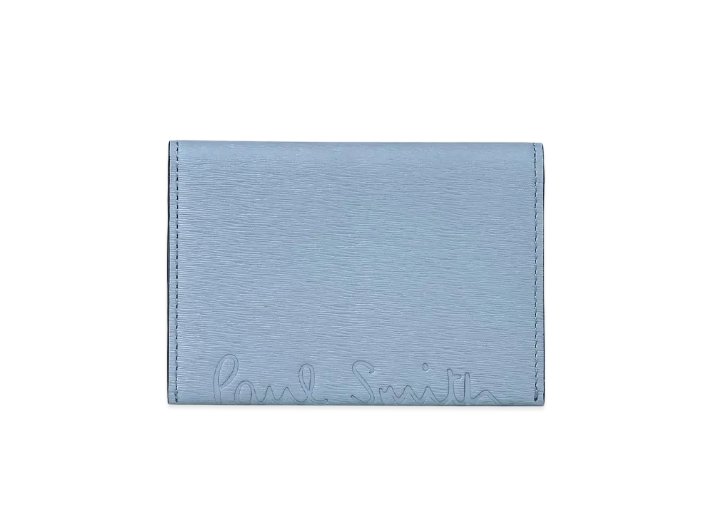 Paul Smith Cropped Logo Pass Case "SaxBlue"
