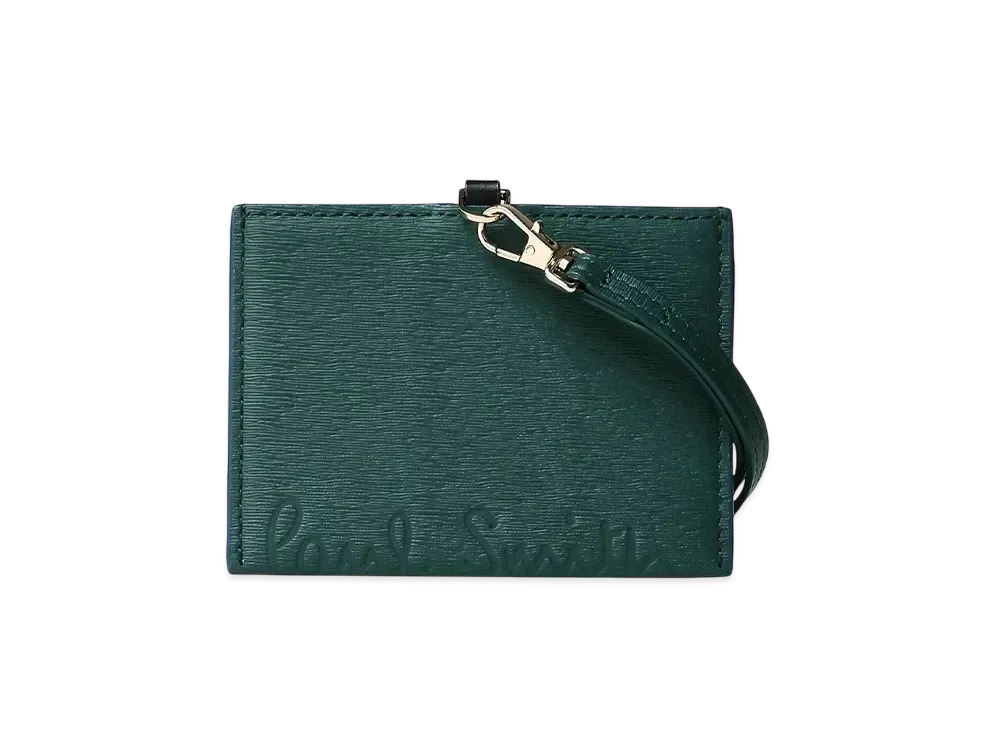 Paul Smith Cropped Logo Id Case "DarkGreen"