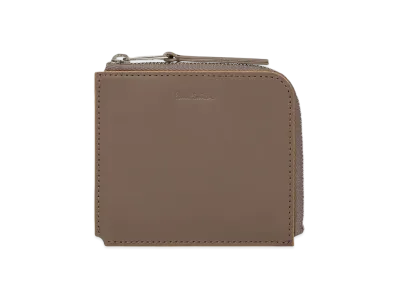 Paul Smith Striped Colored Edge Card And Coin Case "GrayishBeige"