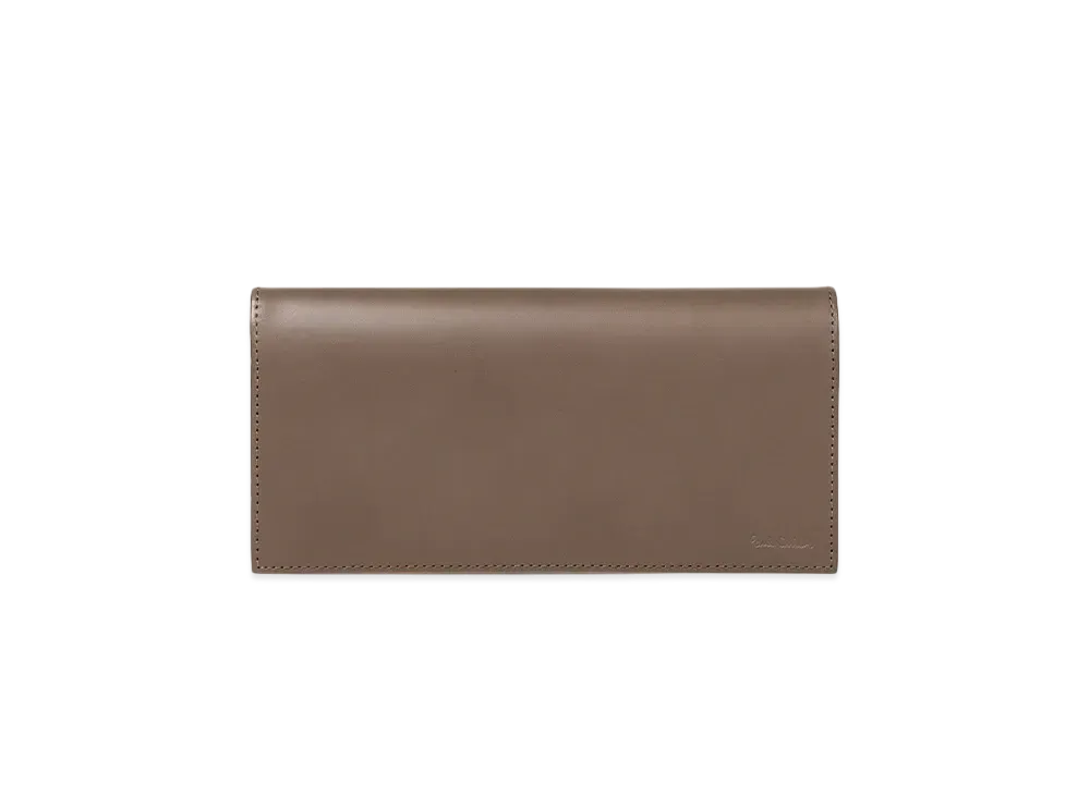Paul Smith Striped Colored Edge Long Wallet "GrayishBeige"