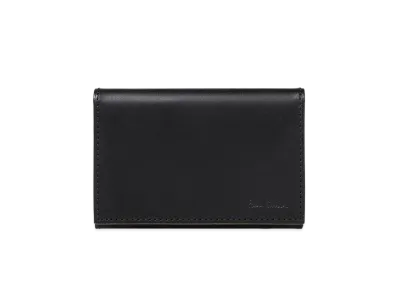 Paul Smith Striped Colored Edge Business Card Holder "Black"