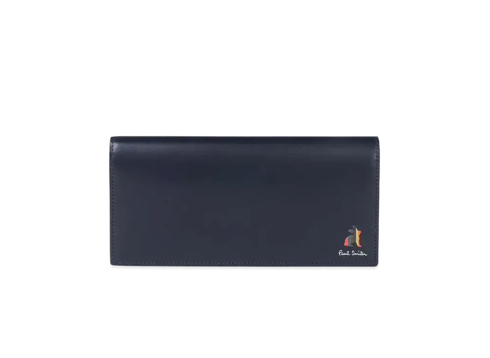 Paul Smith Marketry Bright Stripe Rabbit Long Wallet "Navy"