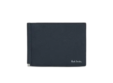 Paul Smith Bright Stripe Puller Money Clip "Navy"